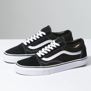 Vans Bayan Spor Ayakkabı Old Skool Siyah/Beyaz | 57206-688